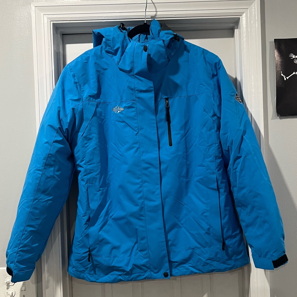 Bright Blue Ski Coat